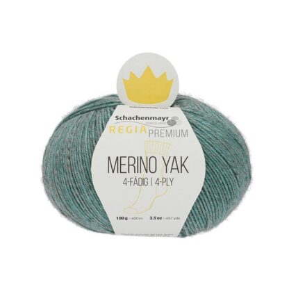 Regia Premium Merino Yak 7518 Mineral Blue