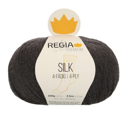 Regia Premium Silk 00098 Anthrazit meliert