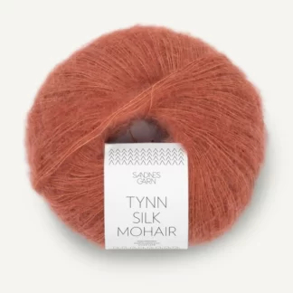 Sandnes Tynn Silk Mohair 3535 Lys Kobberbrun