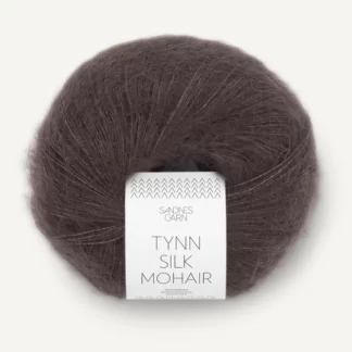 Sandnes Tynn Silk Mohair 3880 Mork Sjokolade
