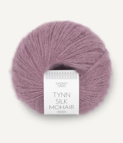 Sandnes Tynn Silk Mohair 4632 Rosa Lavendel