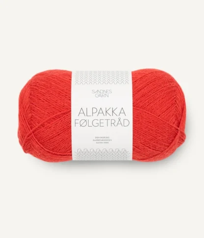 Sandnes Alpakka Følgetråd 4018 Scarlet Red