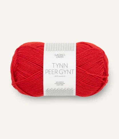 Sandnes Tynn Peer Gynt 4018 Scarlet Red