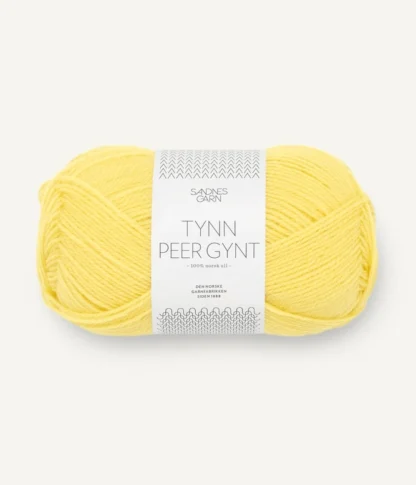 Sandnes Tynn Peer Gynt 9004 Lemon