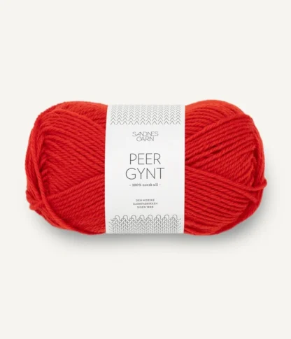 Sandnes Peer Gynt 4018 Scarlet Red