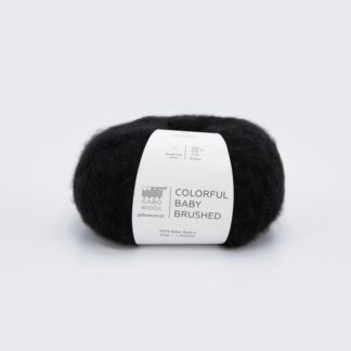 Gabo Wool Colorful Baby Brushed 500 Czern