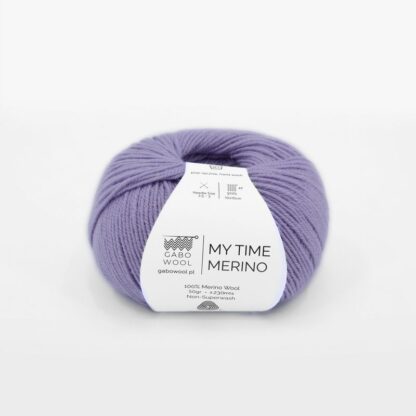 Gabo Wool My Time Merino 930 Jasna Lawenda