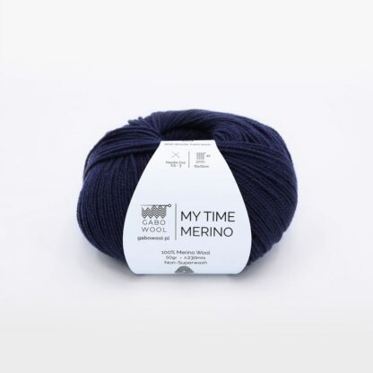 Gabo Wool My Time Merino 938 Ciemny Granat