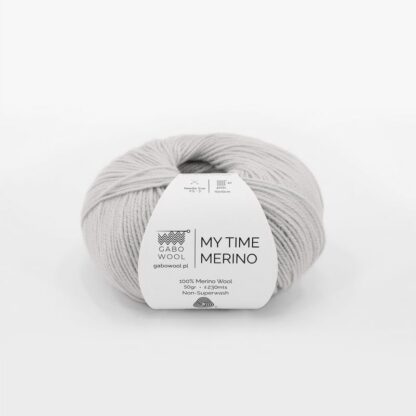 Gabo Wool My Time Merino 9571 Popiel