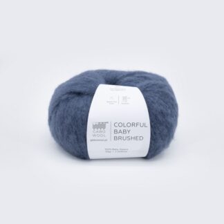 Gabo Wool Colorful Baby Brushed 7304 Szaro Niebieski