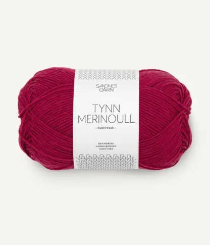 Sandnes Tynn Merinoull 4255 Rumba Red