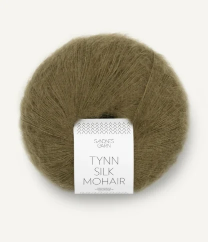 Sandnes Tynn Silk Mohair 9873 Dark Olive