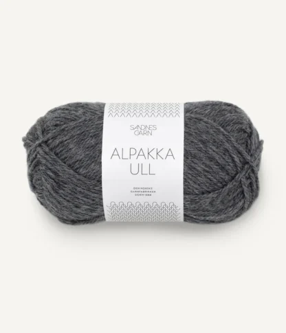 Sandnes Alpakka Ull 1053 Dark Grey Mottled - Heleen Design