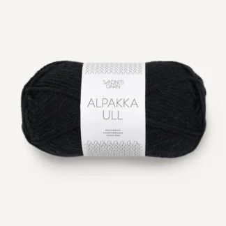 Sandnes Alpakka Ull 1099 Black - Heleen Design