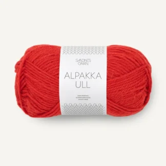 Sandnes Alpakka Ull 4018 Scarlet Red - Heleen Design