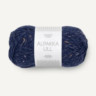 Sandnes Alpakka Ull 5585 Marinebla Tweed - Heleen Design