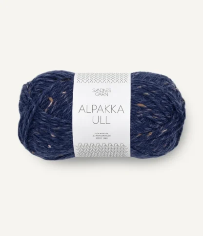 Sandnes Alpakka Ull 5585 Marinebla Tweed - Heleen Design