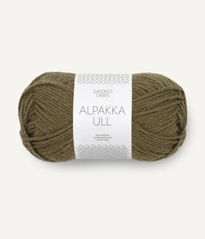 Sandnes Alpakka Ull 9873 Dark Olive - Heleen Design