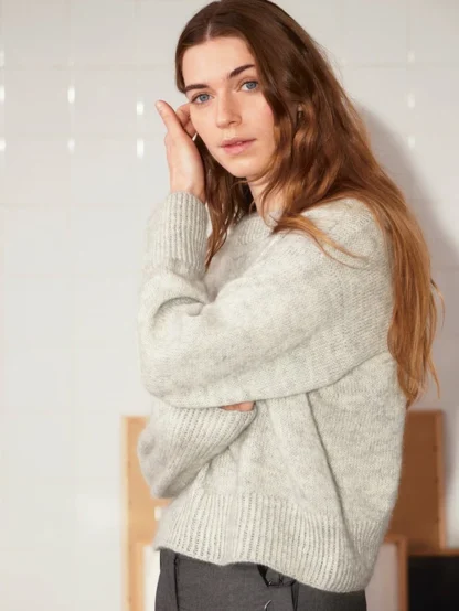 Sandnes Garn 2403-13 Heather Sweater - Heleen Design