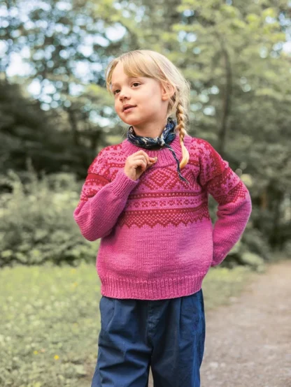 Sandnes Garn 2411-01 Marius Children Sweater - Heleen Design