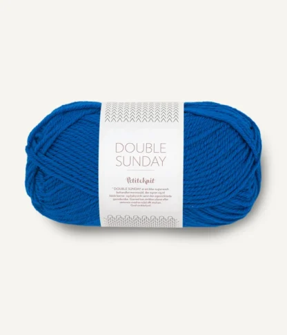 Sandnes Double Sunday by Petiteknit 6046 Electric Blue