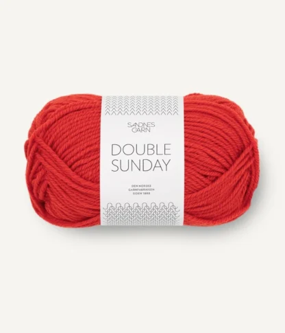 Sandnes Double Sunday 4018 Scarlet Red