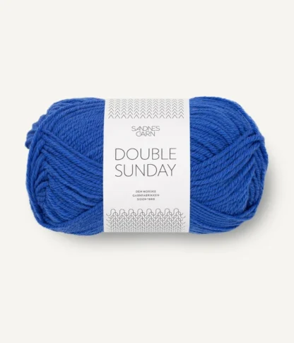 Sandnes Double Sunday 5845 Dazzling Blue