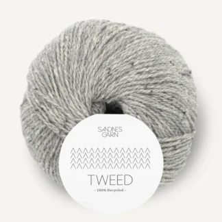 Sandnes Tweed Recycled 1085 Lys Gra