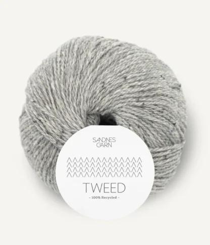 Sandnes Tweed Recycled 1085 Lys Gra