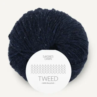 Sandnes Tweed Recycled 5585 Marinebla