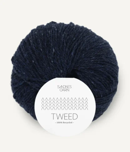 Sandnes Tweed Recycled 5585 Marinebla