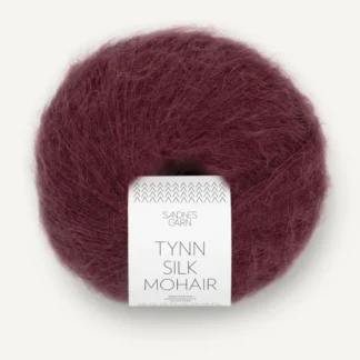 Sandnes Tynn Silk Mohair 4372 Dyp Burgunder