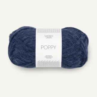 Sandnes Poppy 5575 Marine Blaa