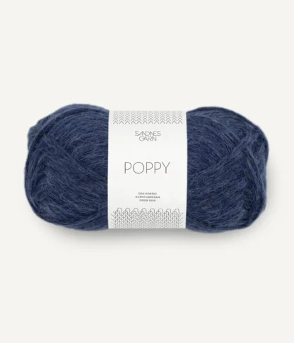 Sandnes Poppy 5575 Marine Blaa