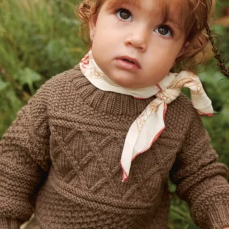 Sandnes Garn 2413-01 Guernsey Sweater Baby - Heleen Design