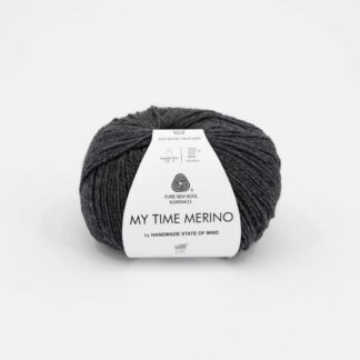 Gabo Wool My Time Merino HSOM 9403 Graphite Steel - Heleen Design