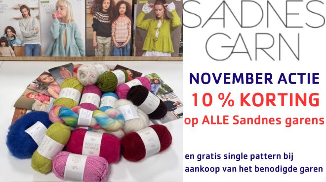 Sandnes Garn Kortingsactie - Heleen Design